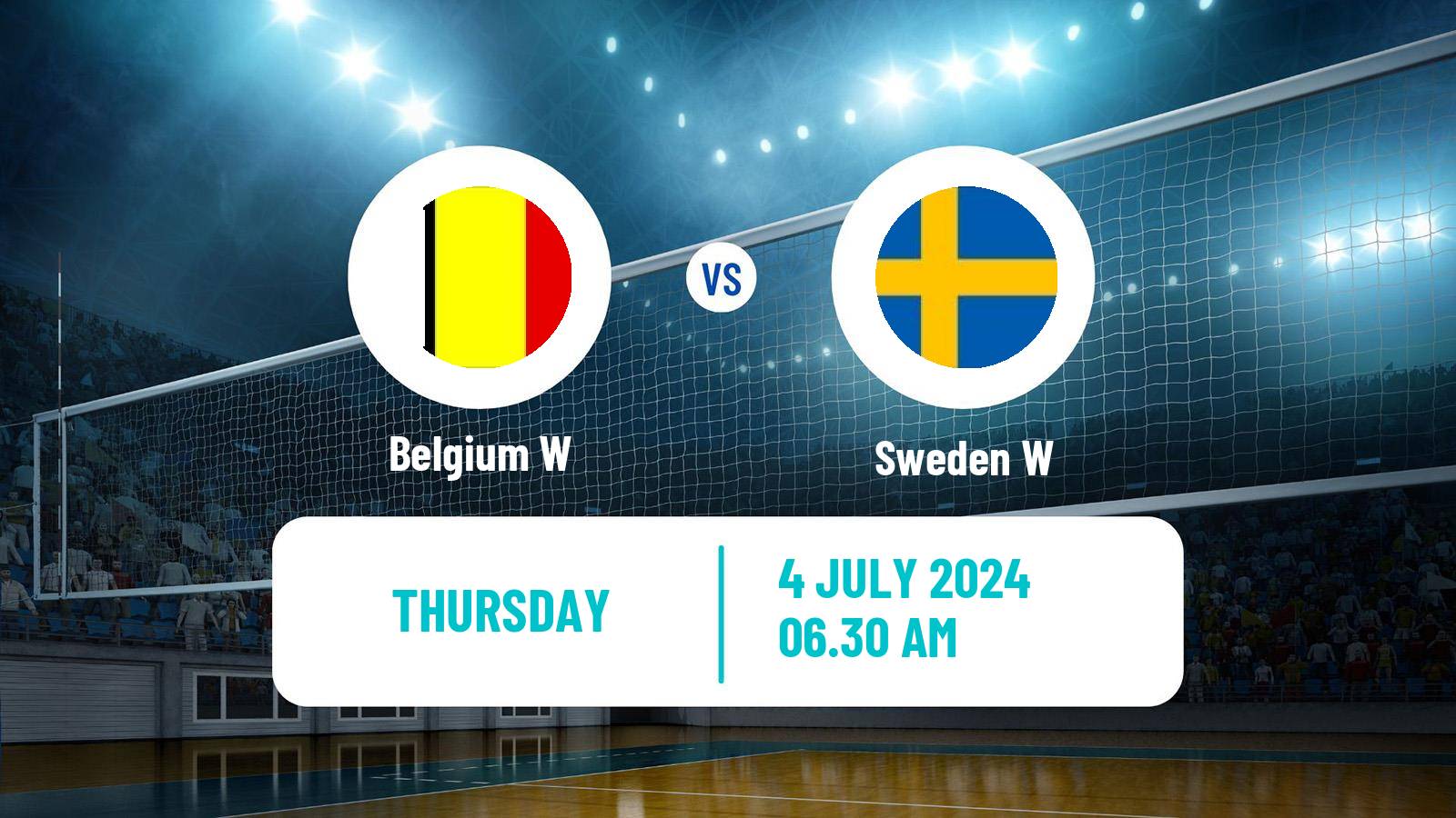 Volleyball Challenger Cup Volleyball Women Belgium W - Sweden W