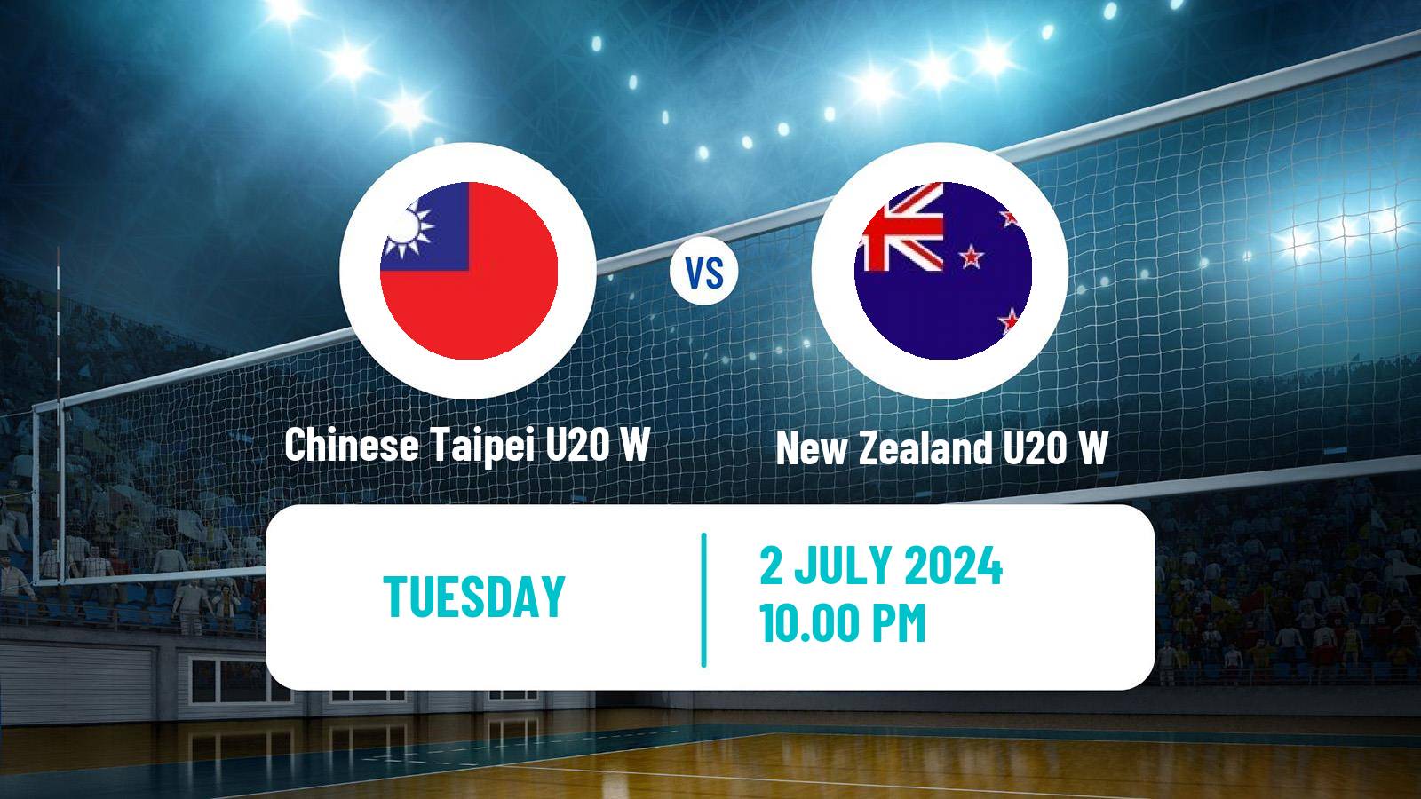 Volleyball Asian Championship U20 Volleyball Women Chinese Taipei U20 W - New Zealand U20 W