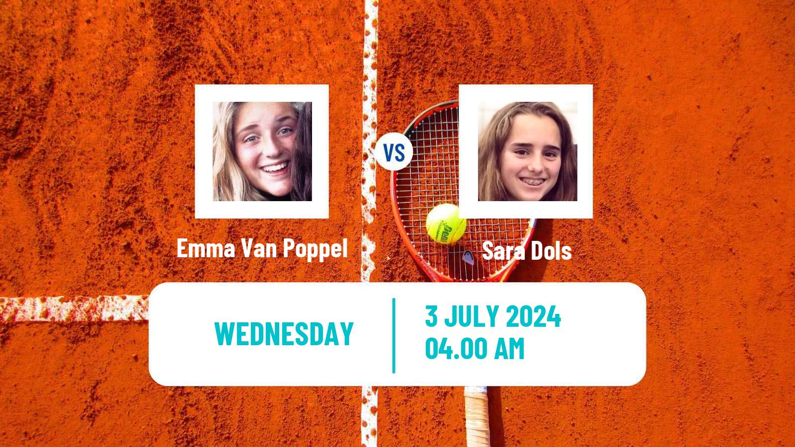 Tennis ITF W15 Galati 2 Women Emma Van Poppel - Sara Dols