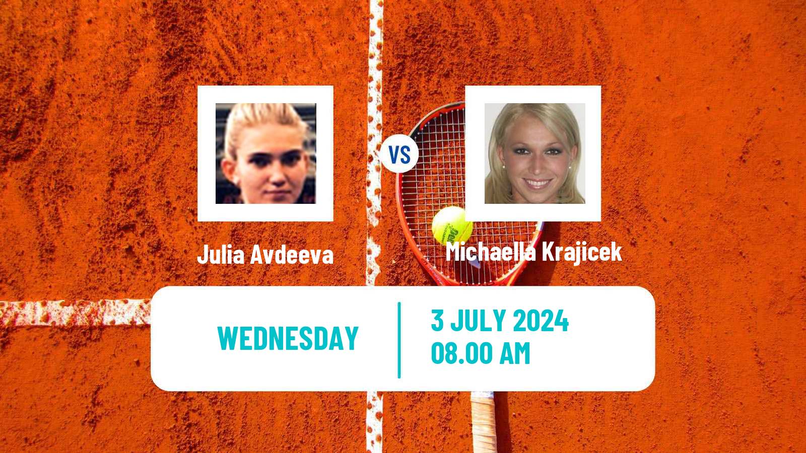 Tennis ITF W35 Amstelveen Women Julia Avdeeva - Michaella Krajicek