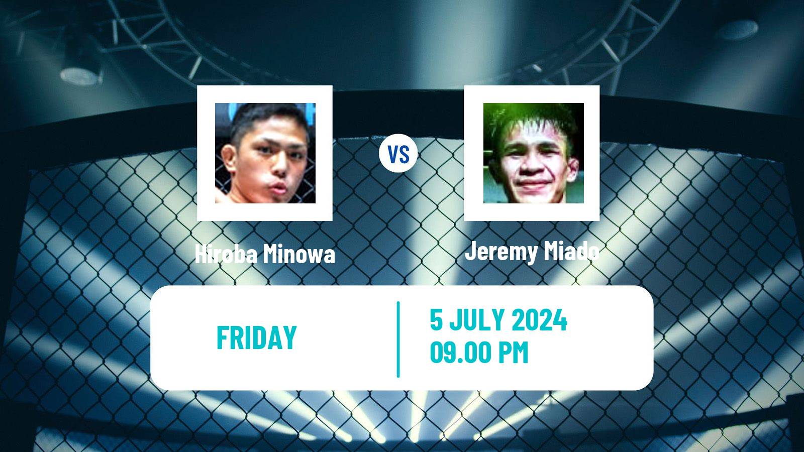 MMA Strawweight One Championship Men Hiroba Minowa - Jeremy Miado