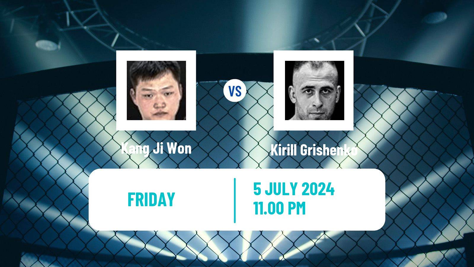 MMA Heavyweight One Championship Men Kang Ji Won - Kirill Grishenko