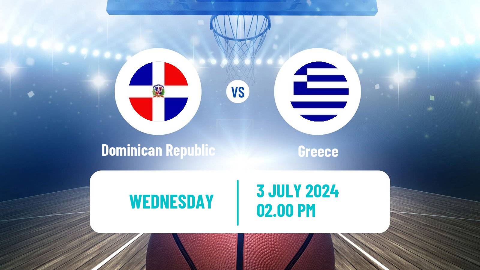 Basketball Olympic Games - Basketball Dominican Republic - Greece