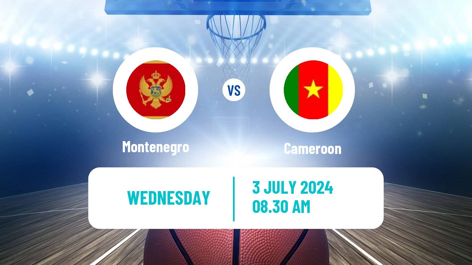 Basketball Olympic Games - Basketball Montenegro - Cameroon