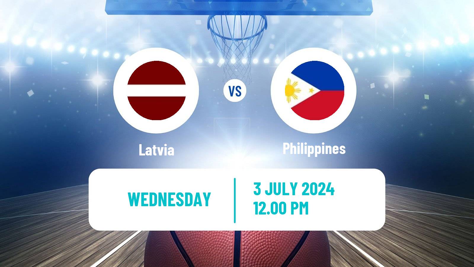 Basketball Olympic Games - Basketball Latvia - Philippines