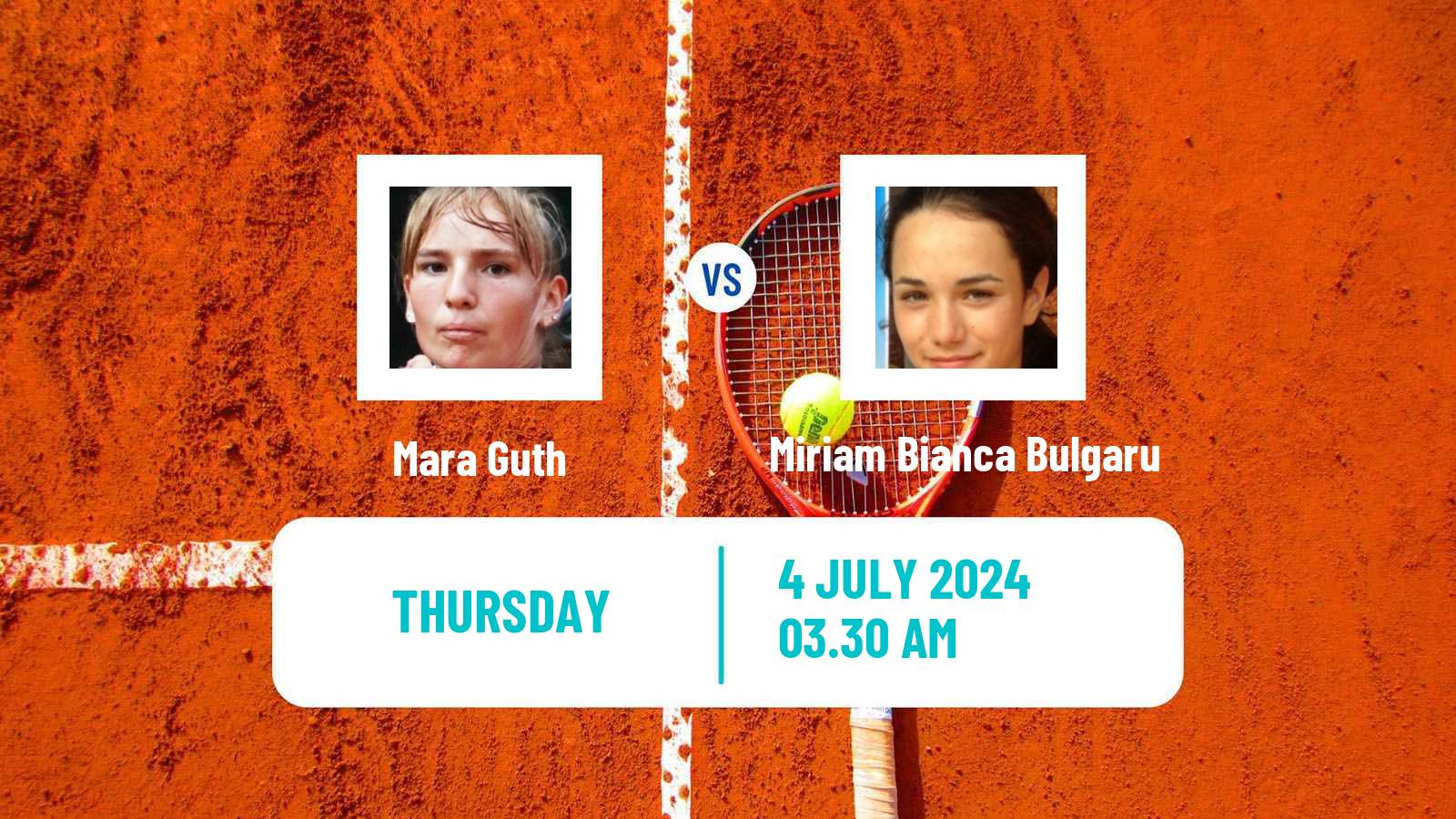 Tennis ITF W35 Stuttgart Vaihingen Women Mara Guth - Miriam Bianca Bulgaru