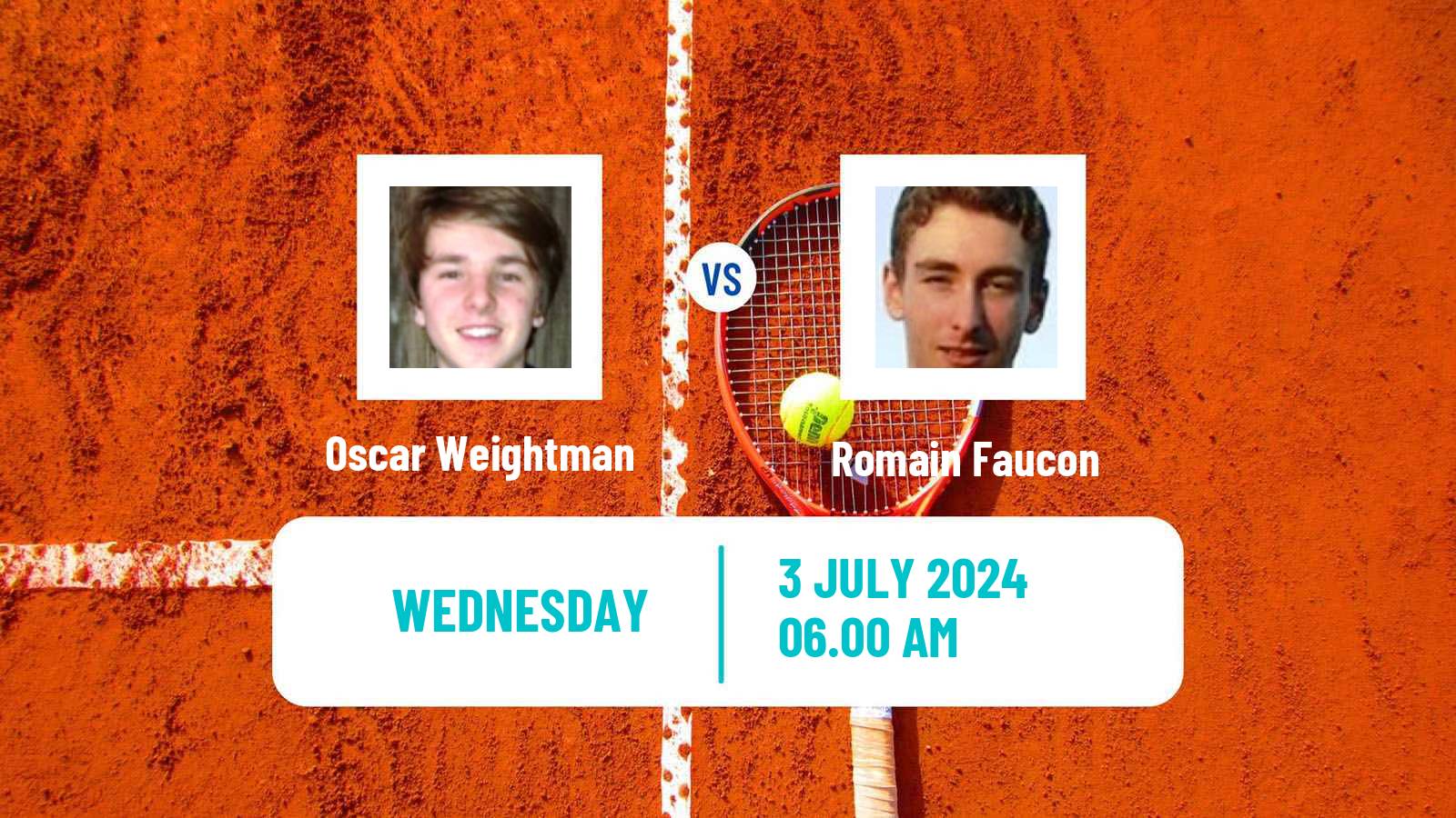 Tennis ITF M15 Monastir 27 Men Oscar Weightman - Romain Faucon