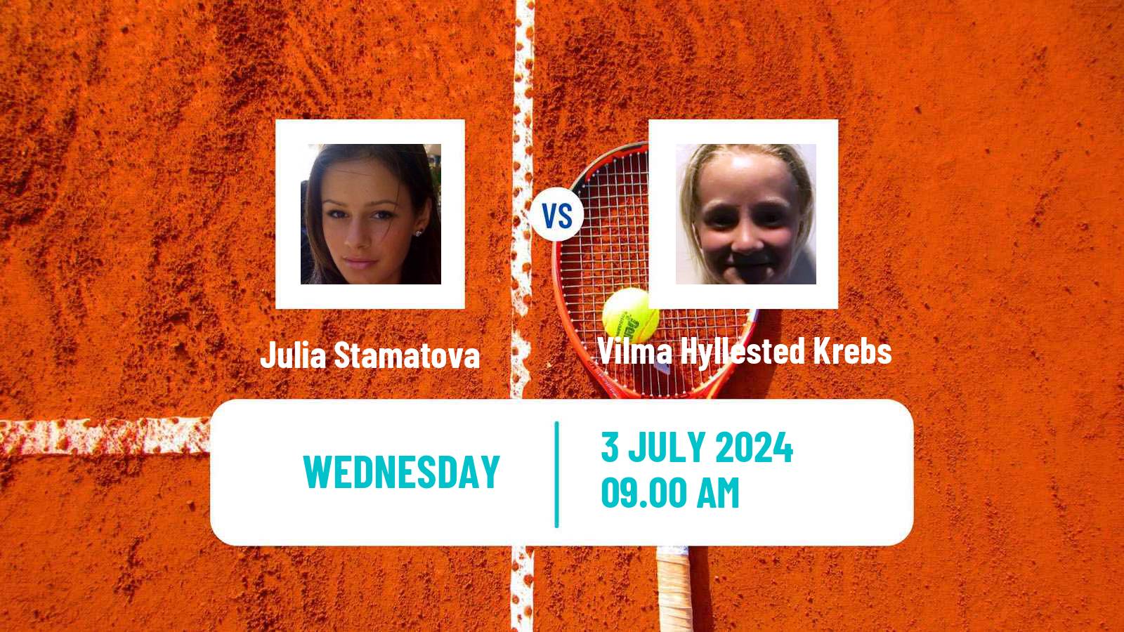 Tennis ITF W15 Kursumlijska Banja 10 Women Julia Stamatova - Vilma Hyllested Krebs