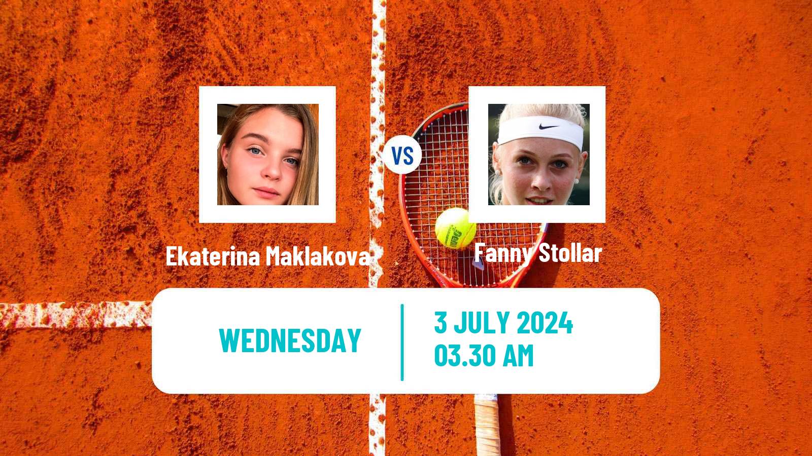 Tennis ITF W35 Rome Women Ekaterina Maklakova - Fanny Stollar