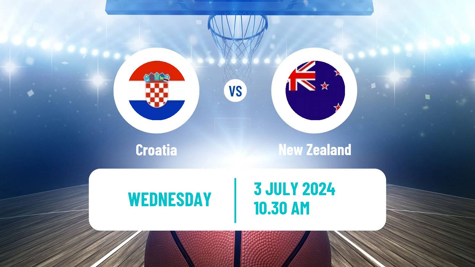 Basketball Olympic Games - Basketball Croatia - New Zealand