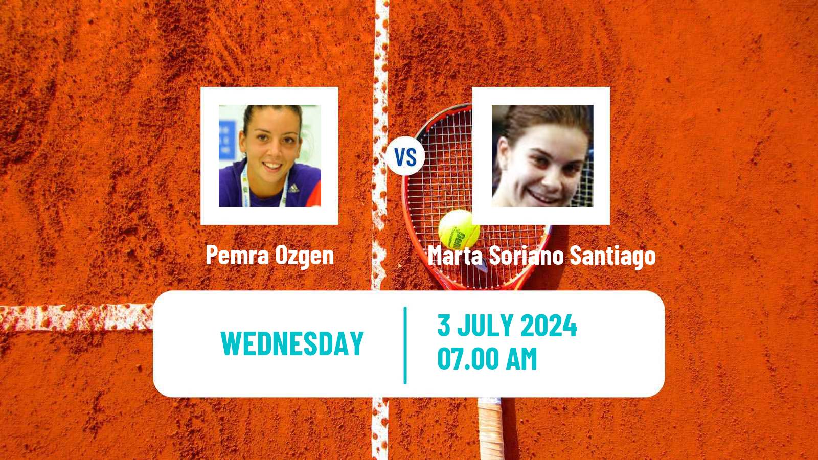 Tennis ITF W35 Getxo Women Pemra Ozgen - Marta Soriano Santiago