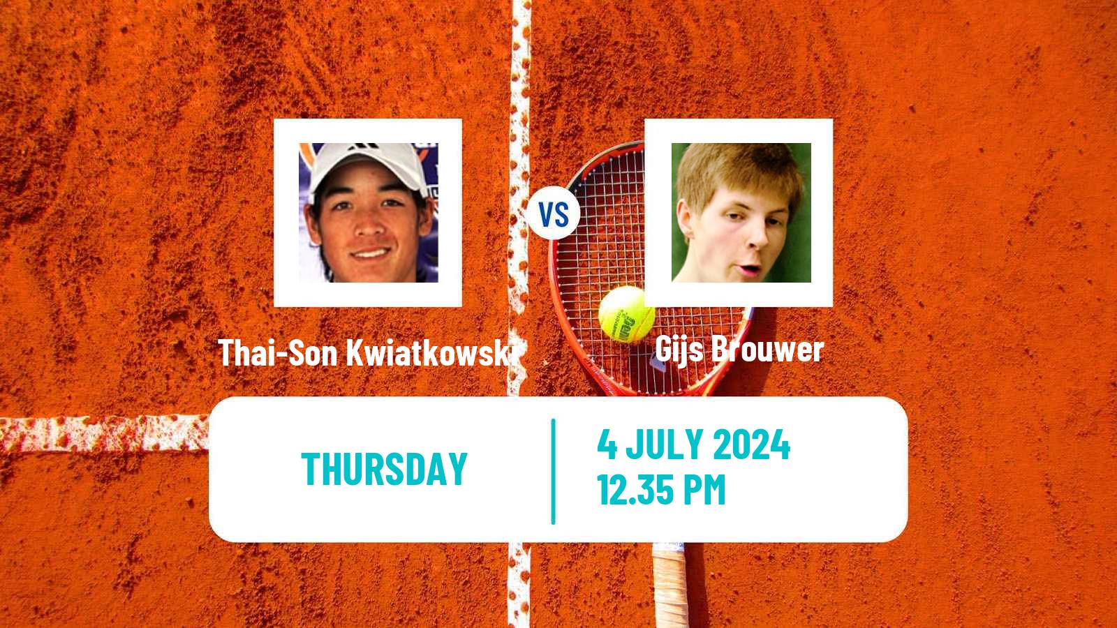 Tennis Bloomfield Hills Challenger Men Thai-Son Kwiatkowski - Gijs Brouwer