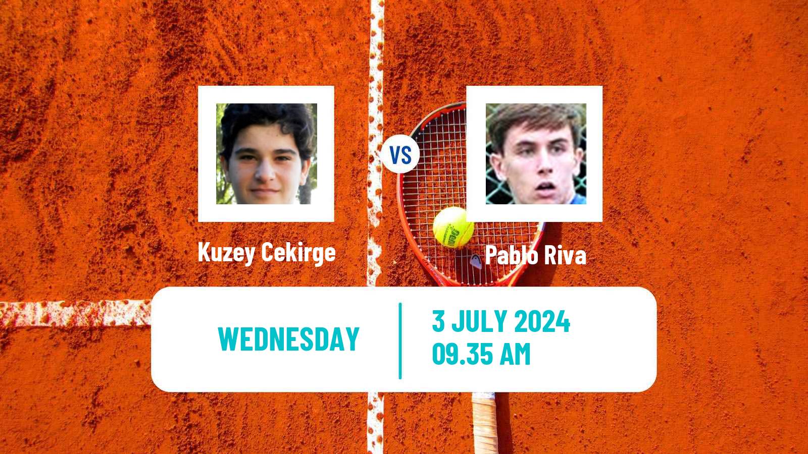 Tennis ITF M25 Getxo Men Kuzey Cekirge - Pablo Riva