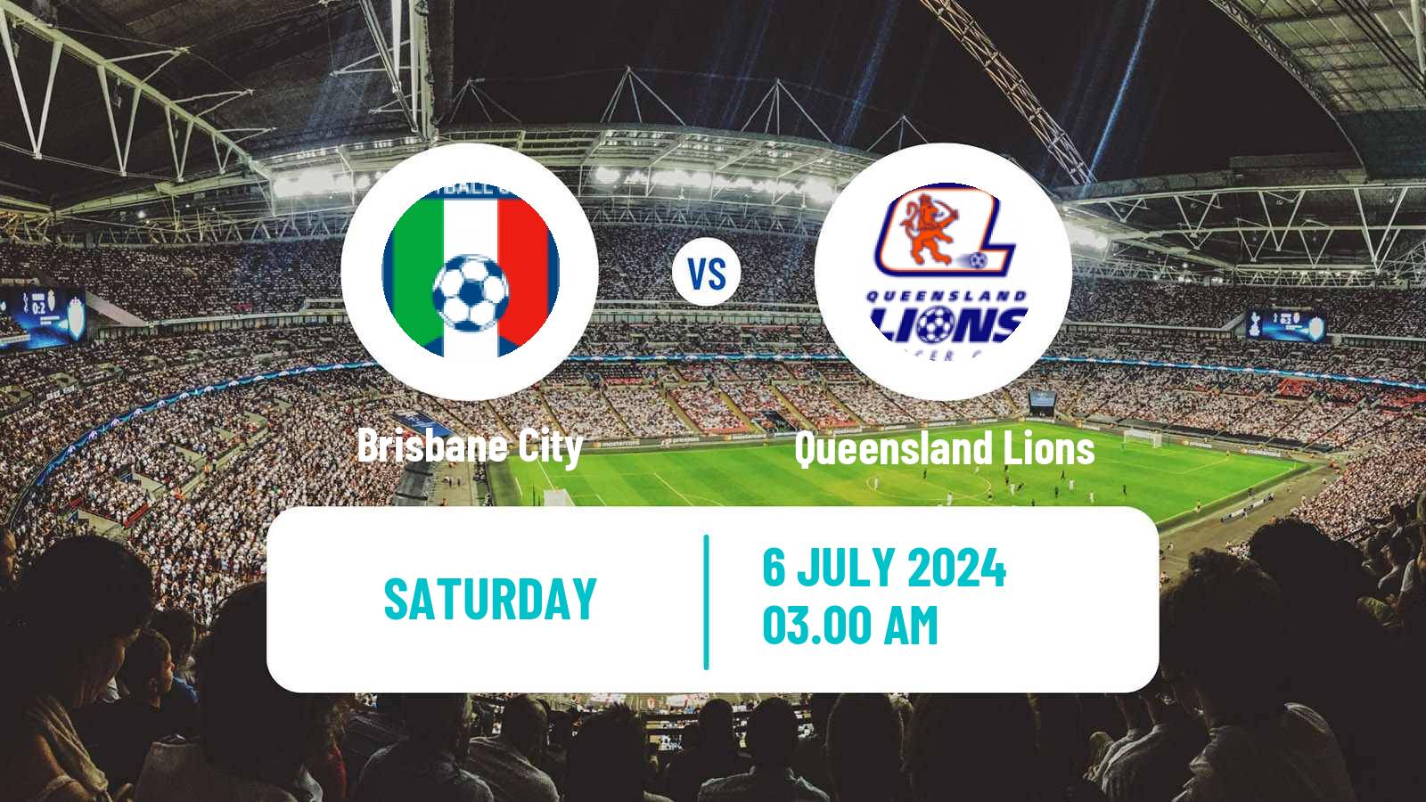 Soccer Australian NPL Queensland Brisbane City - Queensland Lions