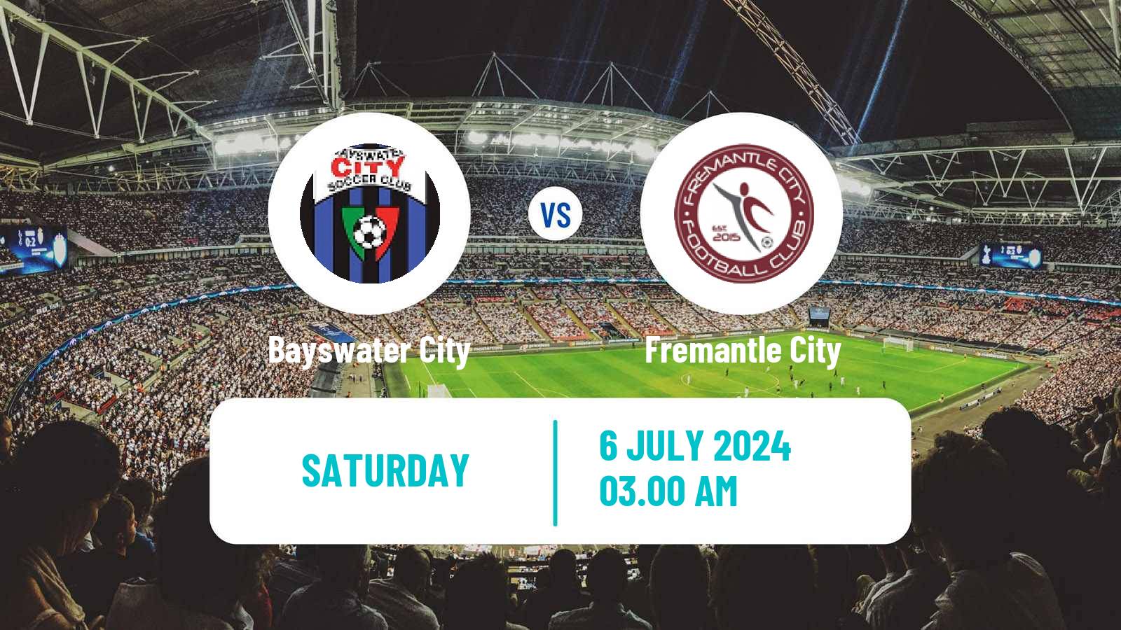 Soccer Australian NPL Western Australia Bayswater City - Fremantle City