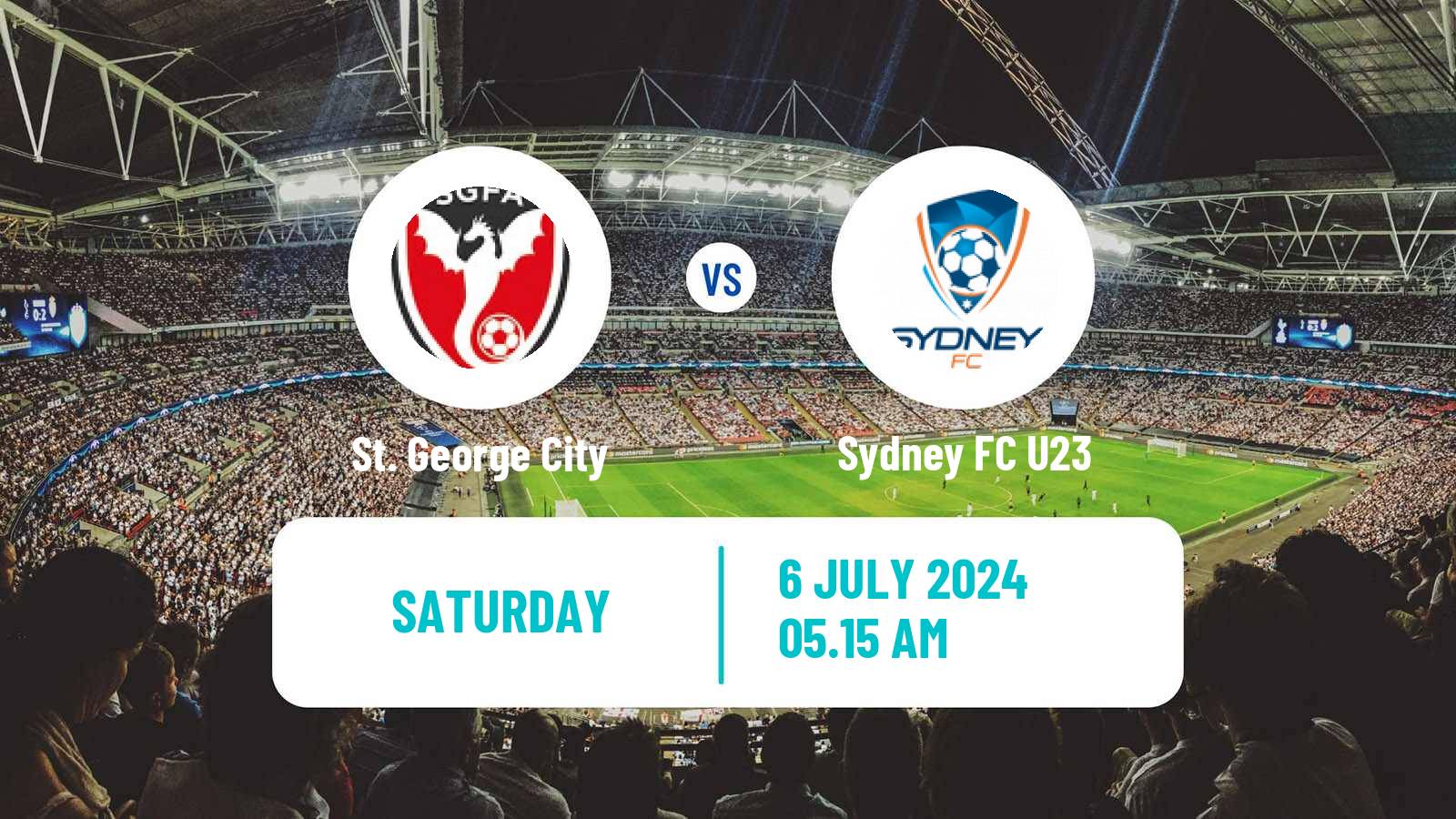 Soccer Australian NPL NSW St. George City - Sydney FC U23