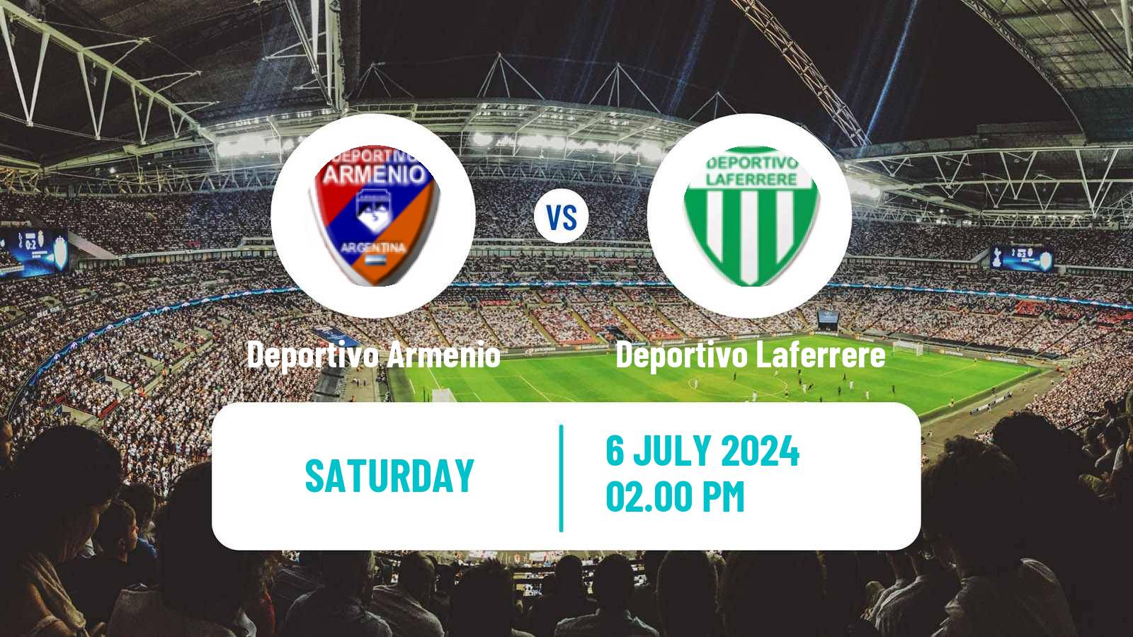 Soccer Argentinian Primera B Deportivo Armenio - Deportivo Laferrere