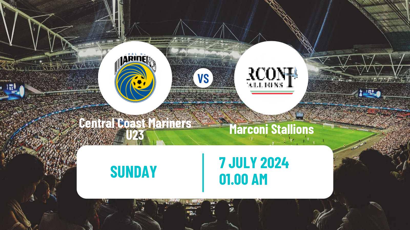 Soccer Australian NPL NSW Central Coast Mariners U23 - Marconi Stallions