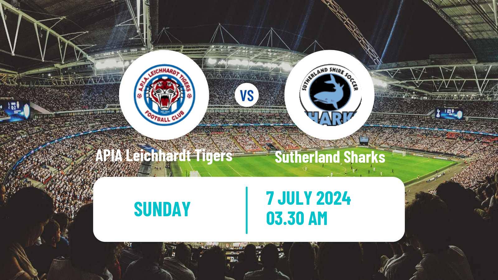 Soccer Australian NPL NSW APIA Leichhardt Tigers - Sutherland Sharks