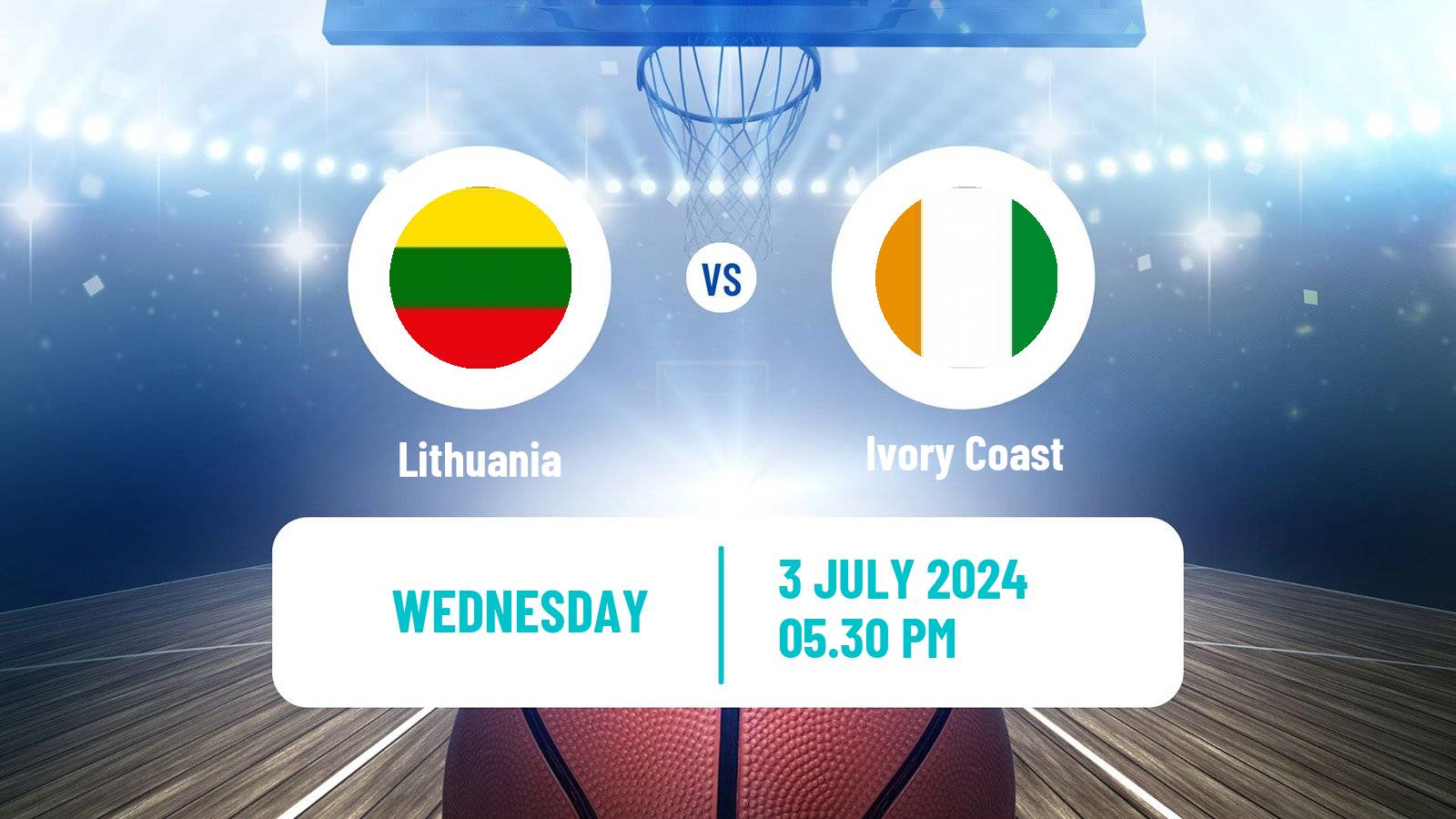 Basketball Olympic Games - Basketball Lithuania - Ivory Coast