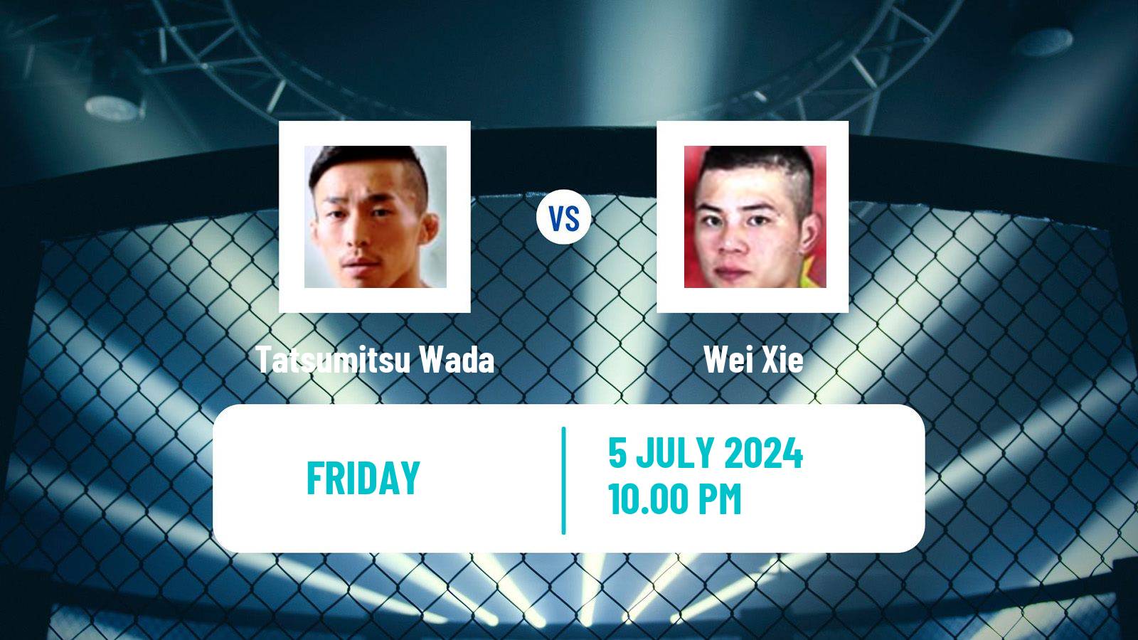 MMA Flyweight One Championship Men Tatsumitsu Wada - Wei Xie