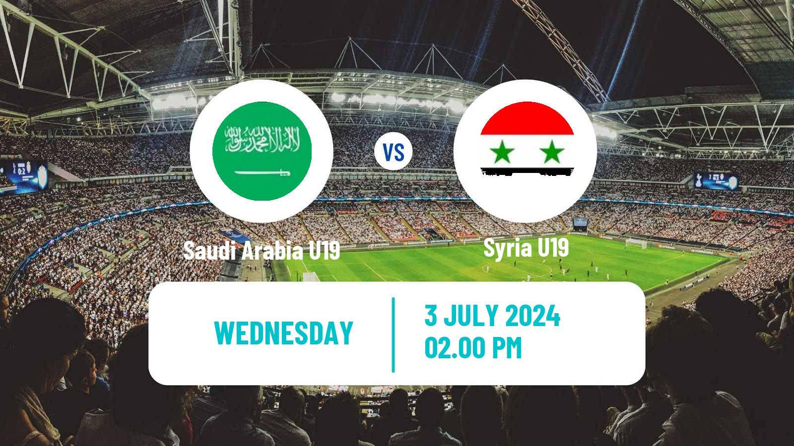 Soccer WAFF Championship U19 Saudi Arabia U19 - Syria U19