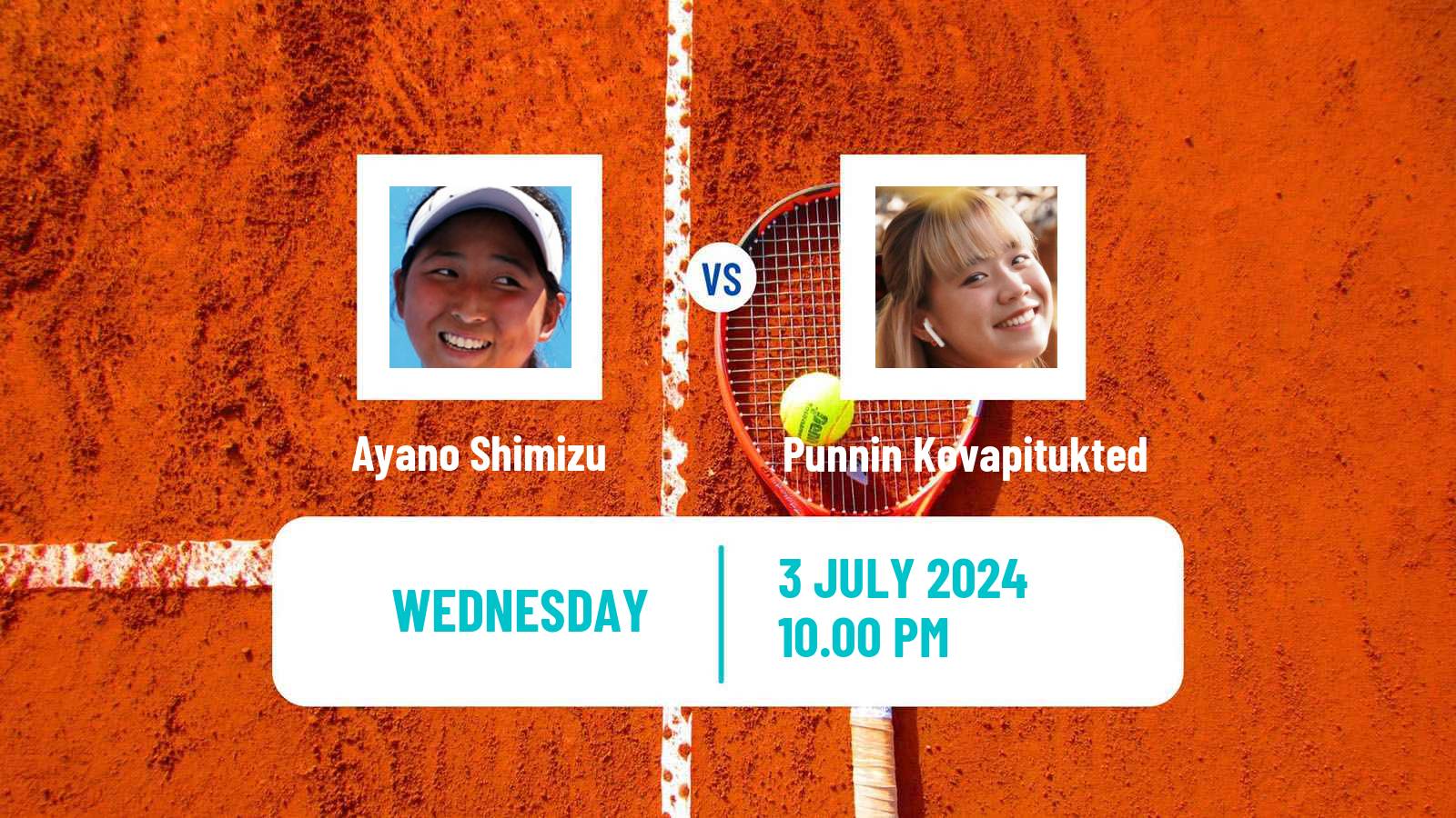 Tennis ITF W35 Nakhon Si Thammarat 2 Women Ayano Shimizu - Punnin Kovapitukted