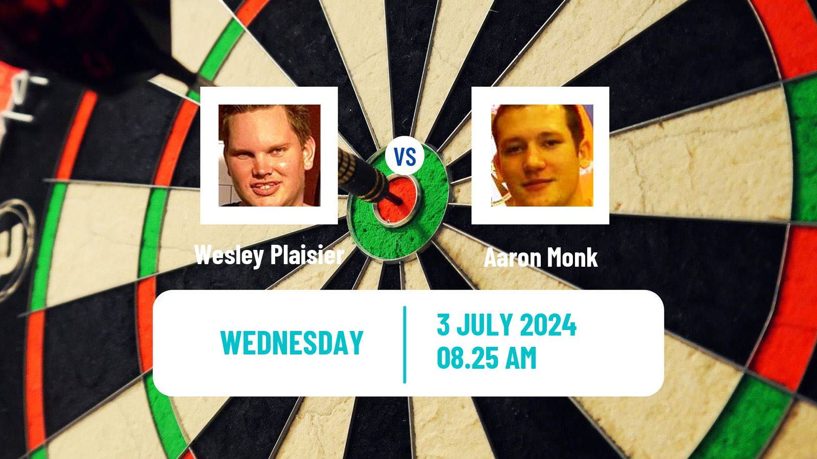 Darts Players Championship 14 Wesley Plaisier - Aaron Monk
