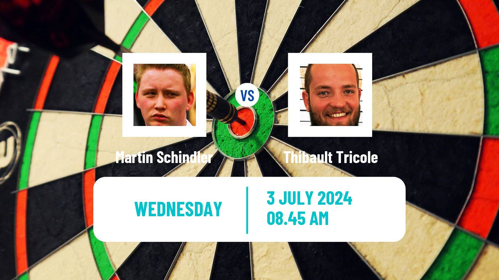 Darts Players Championship 14 Martin Schindler - Thibault Tricole