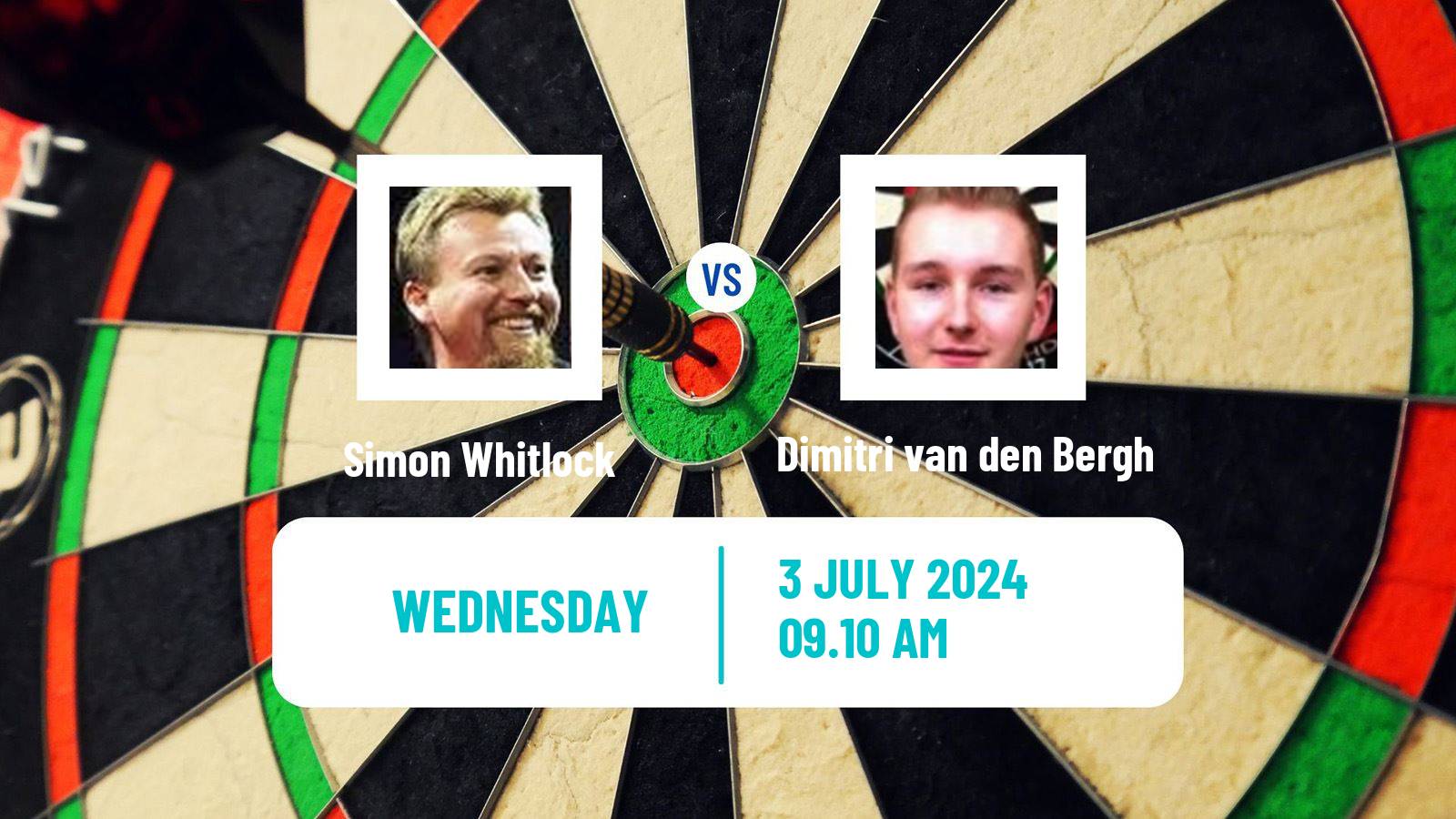 Darts Players Championship 14 Simon Whitlock - Dimitri van den Bergh