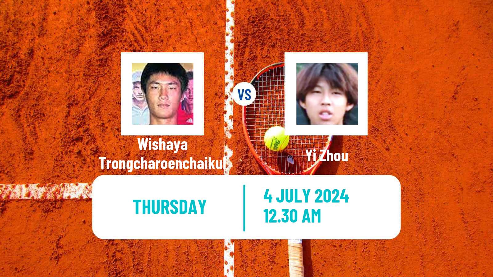 Tennis ITF M15 Tianjin 2 Men Wishaya Trongcharoenchaikul - Yi Zhou