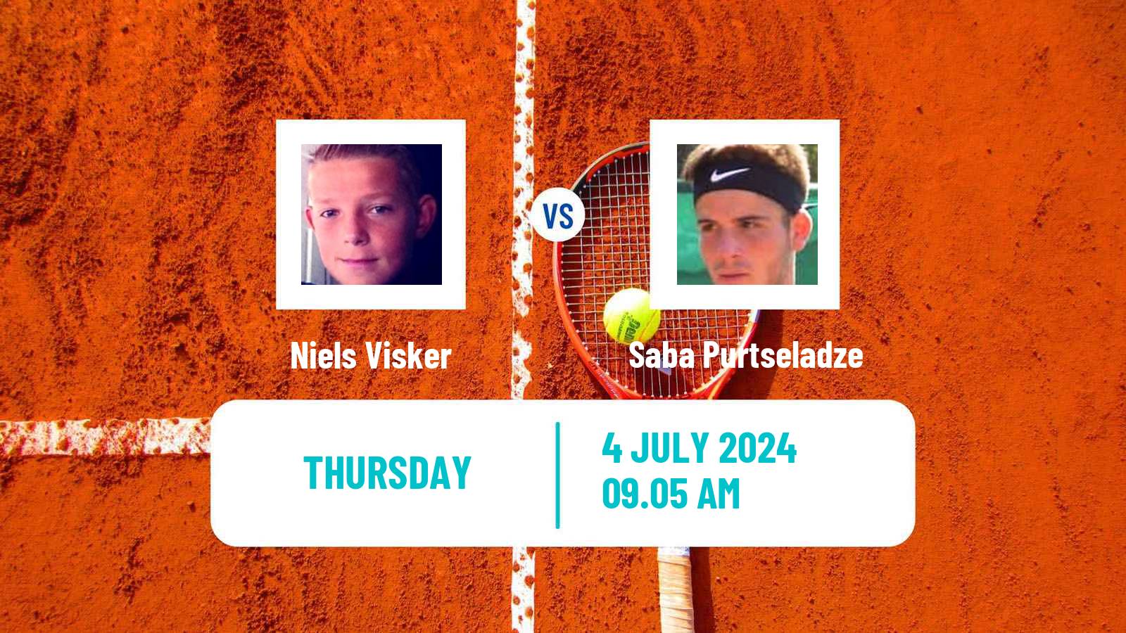 Tennis ITF M25 Marburg Men Niels Visker - Saba Purtseladze