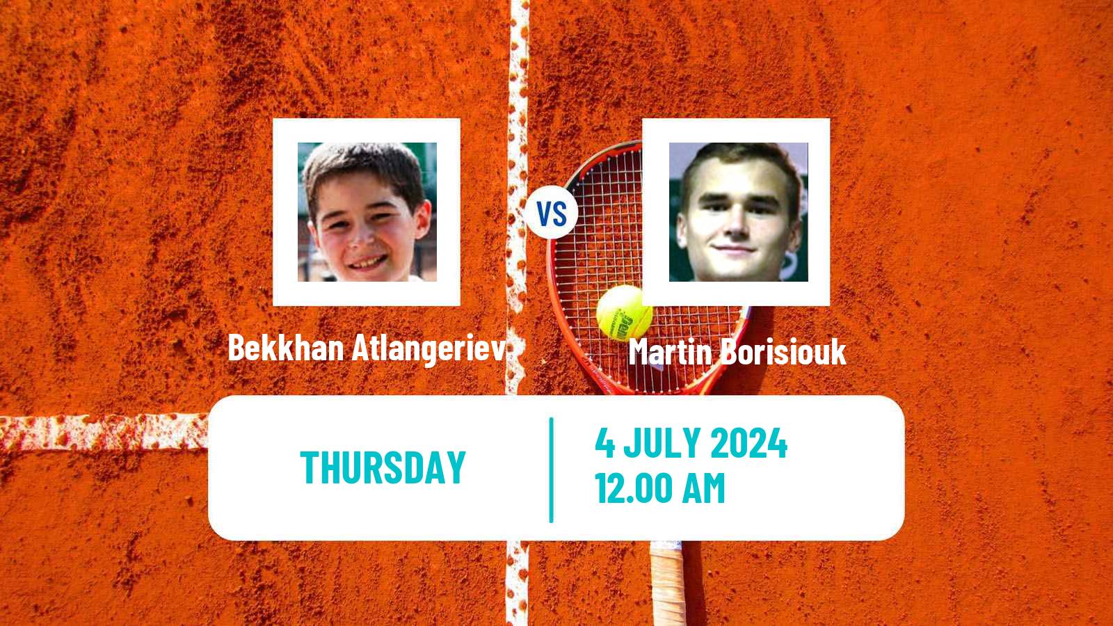 Tennis ITF M15 Ust Kamenogorsk 2 Men Bekkhan Atlangeriev - Martin Borisiouk