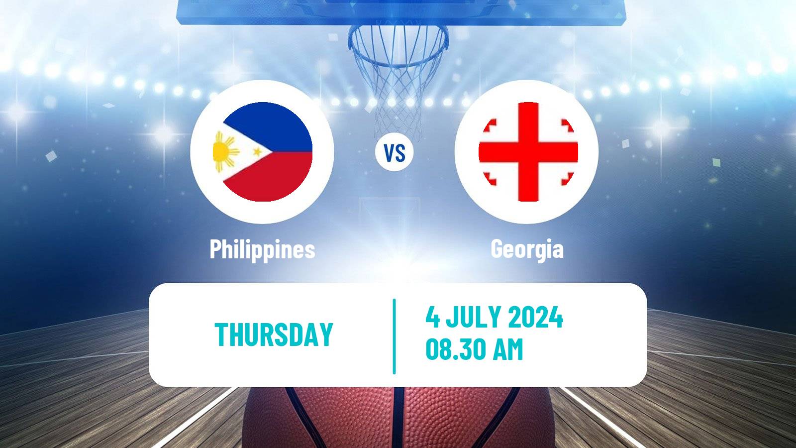 Basketball Olympic Games - Basketball Philippines - Georgia