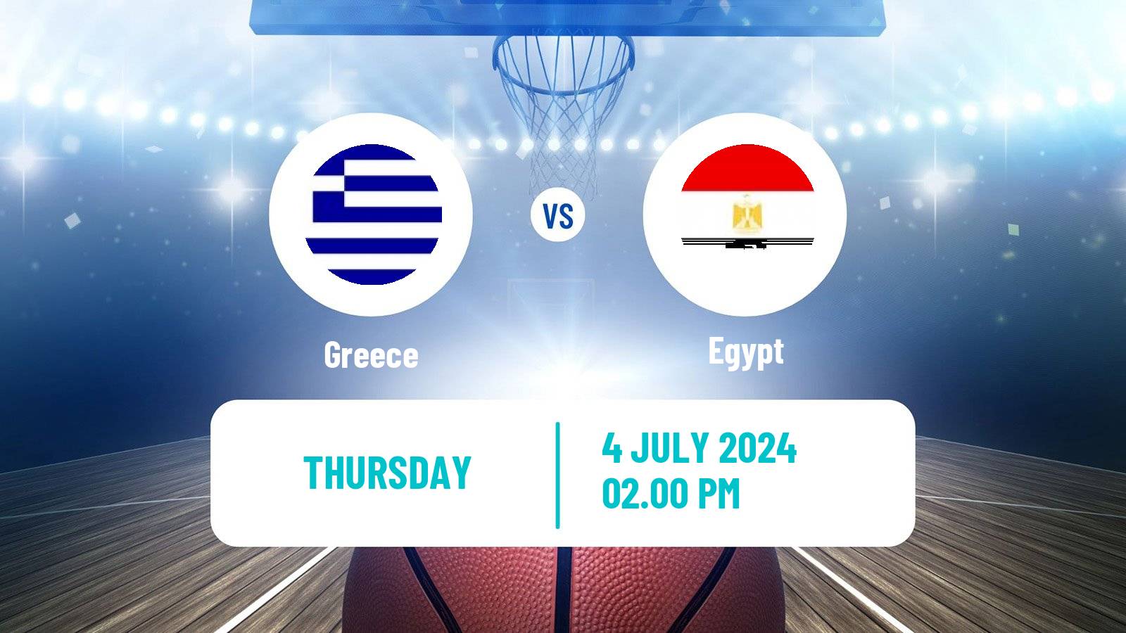 Basketball Olympic Games - Basketball Greece - Egypt