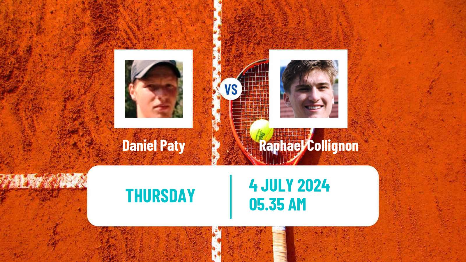 Tennis ITF M25 Marburg Men Daniel Paty - Raphael Collignon