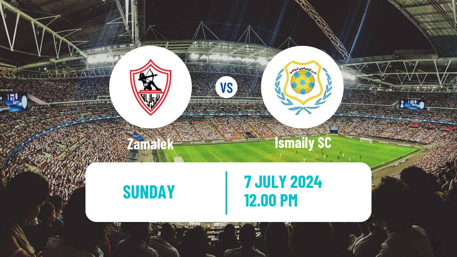 Soccer Egyptian Premier League Zamalek - Ismaily