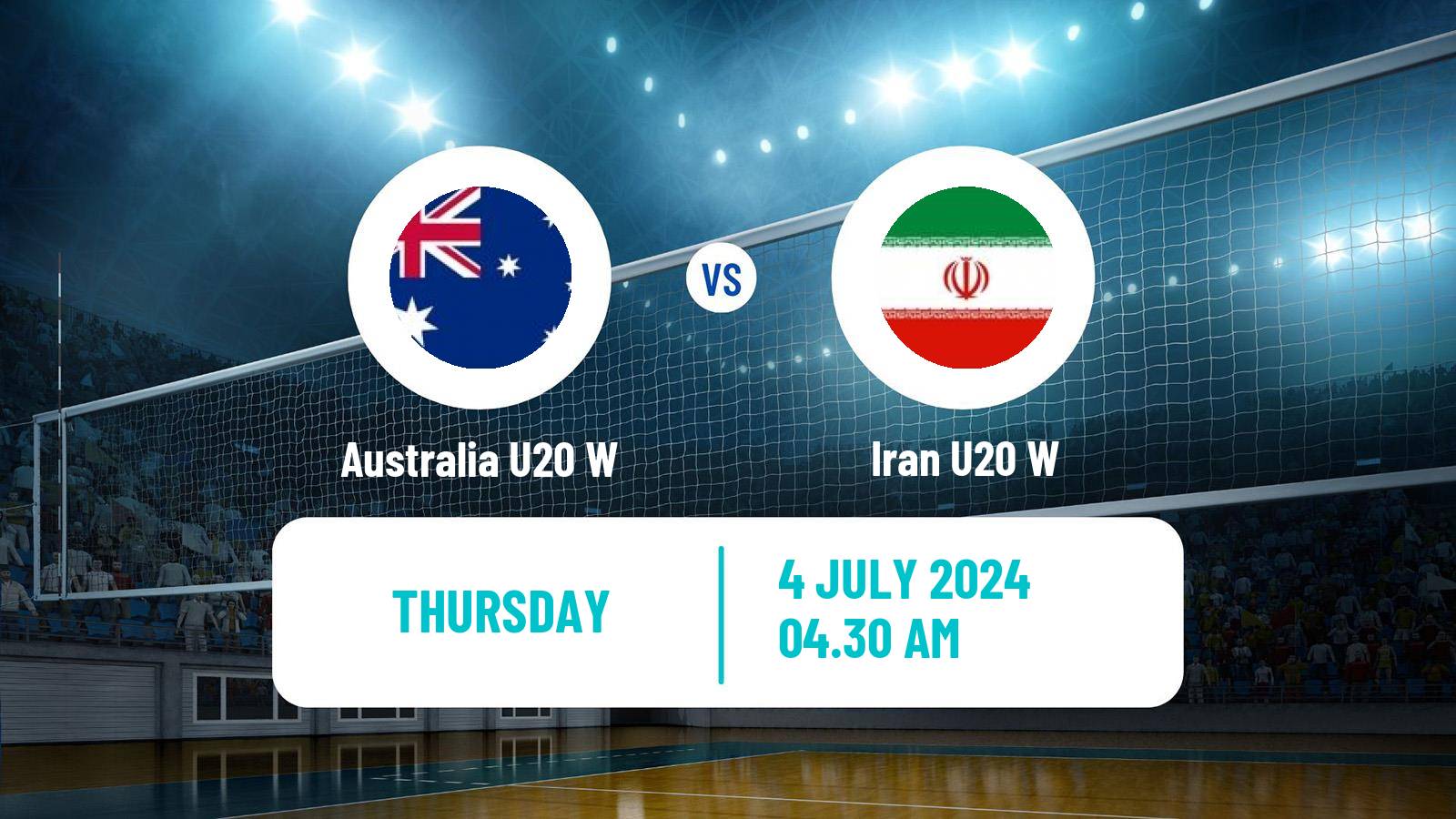 Volleyball Asian Championship U20 Volleyball Women Australia U20 W - Iran U20 W