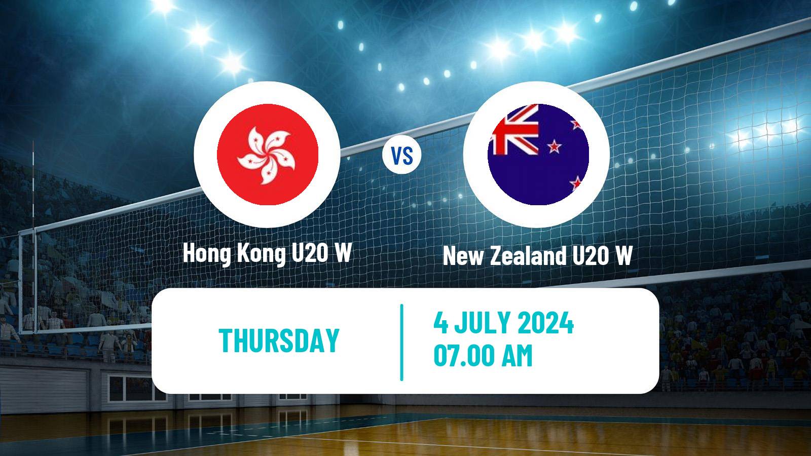 Volleyball Asian Championship U20 Volleyball Women Hong Kong U20 W - New Zealand U20 W