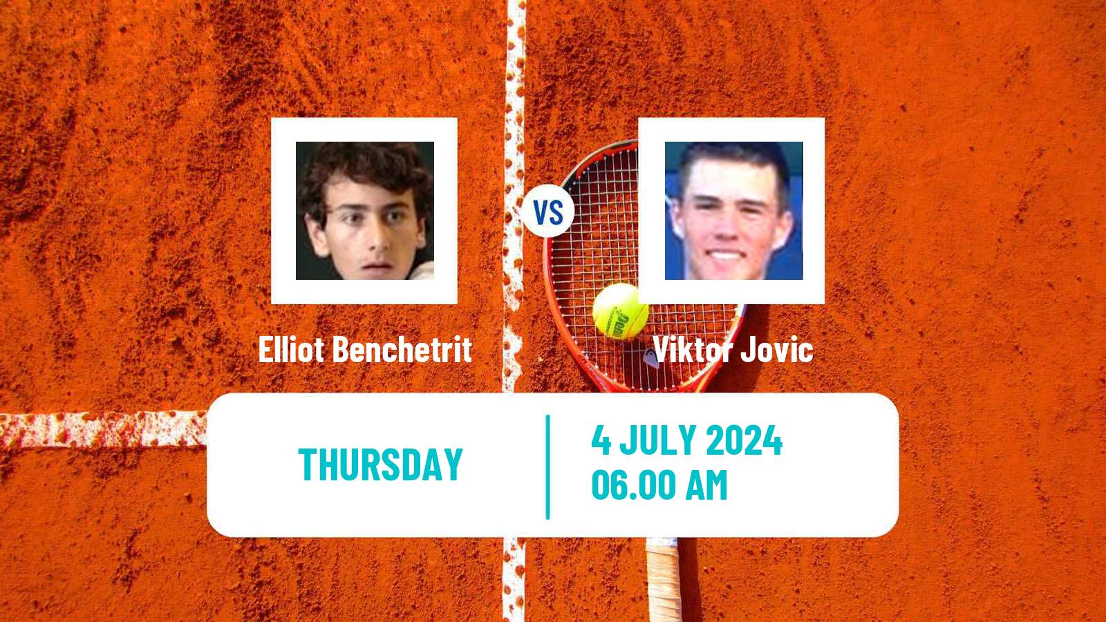 Tennis ITF M15 Kursumlijska Banja 9 Men Elliot Benchetrit - Viktor Jovic