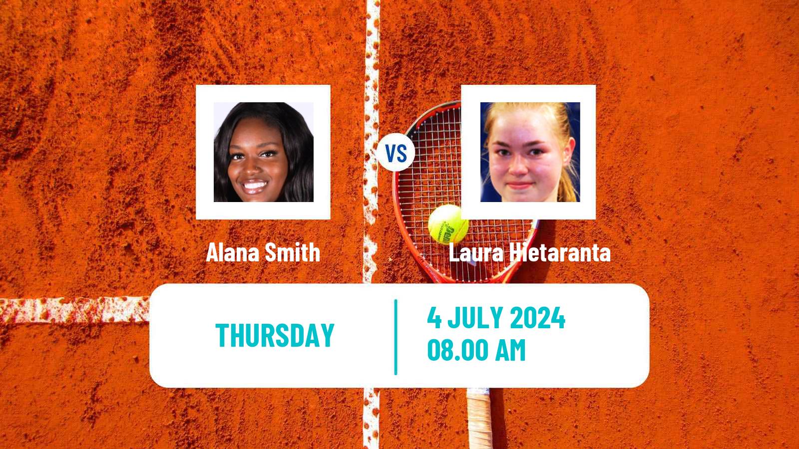 Tennis ITF W35 Getxo Women Alana Smith - Laura Hietaranta