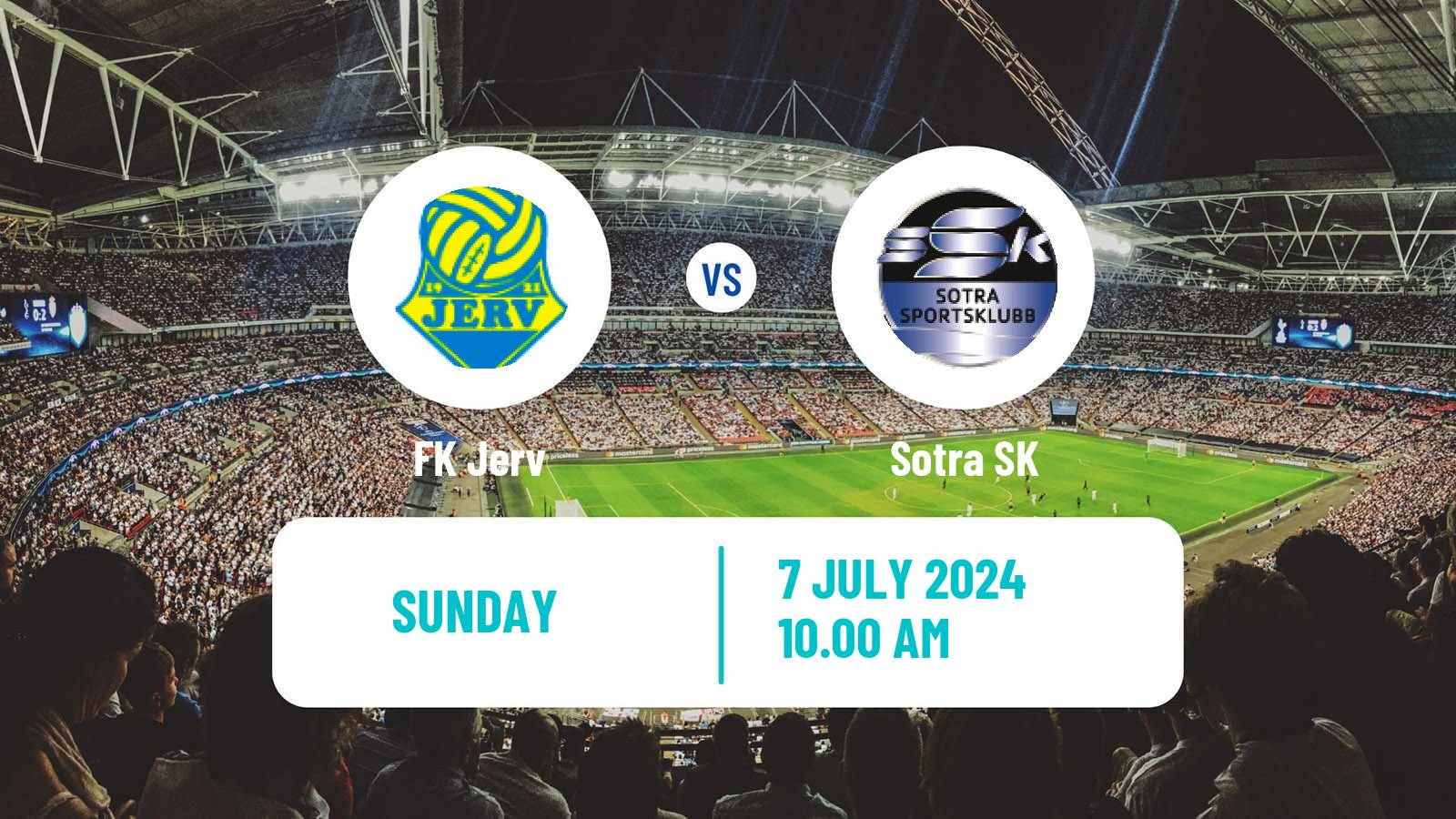 Soccer Norwegian Division 2 - Group 1 Jerv - Sotra