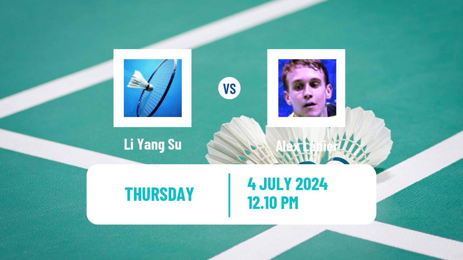 Badminton BWF World Tour Canada Open Men Li Yang Su - Alex Lanier