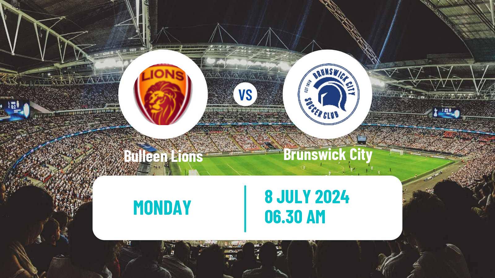 Soccer Australian Victoria Premier League Bulleen Lions - Brunswick City