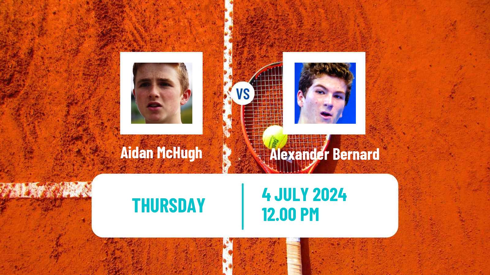 Tennis ITF M25 Laval Men Aidan McHugh - Alexander Bernard