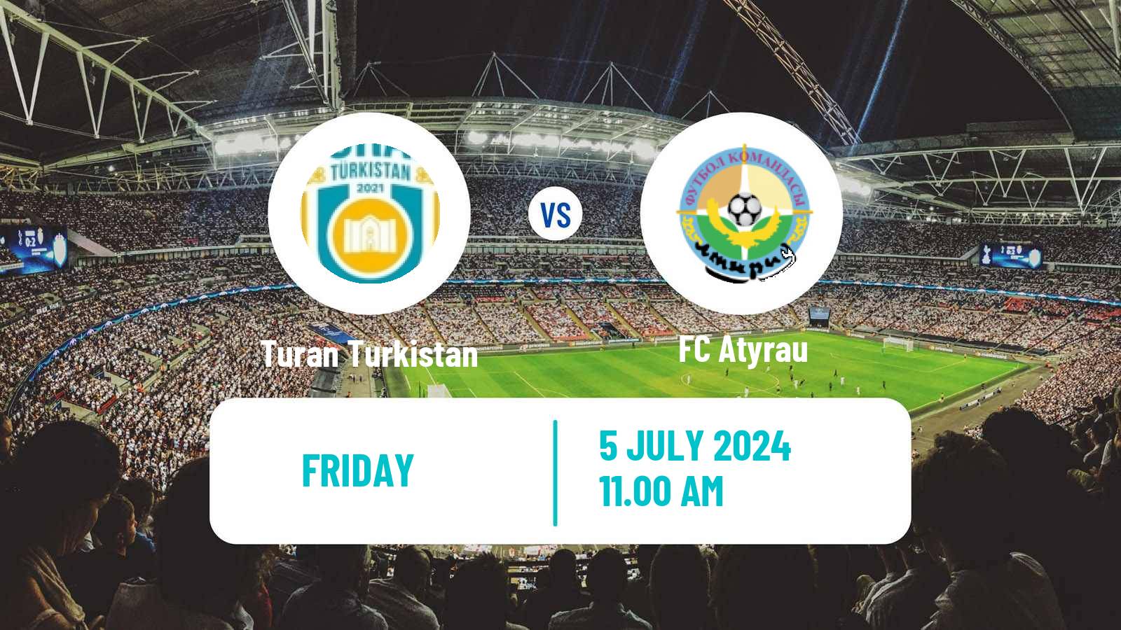 Soccer Kazakh League Cup Turan Turkistan - Atyrau