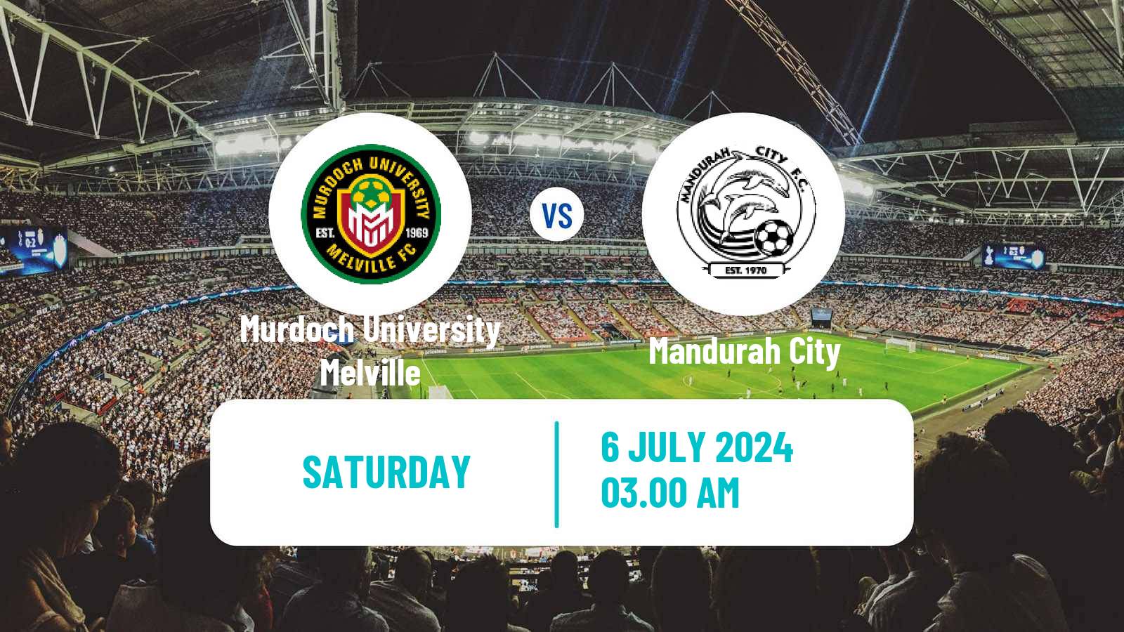 Soccer Australian WA State League Murdoch University Melville - Mandurah City
