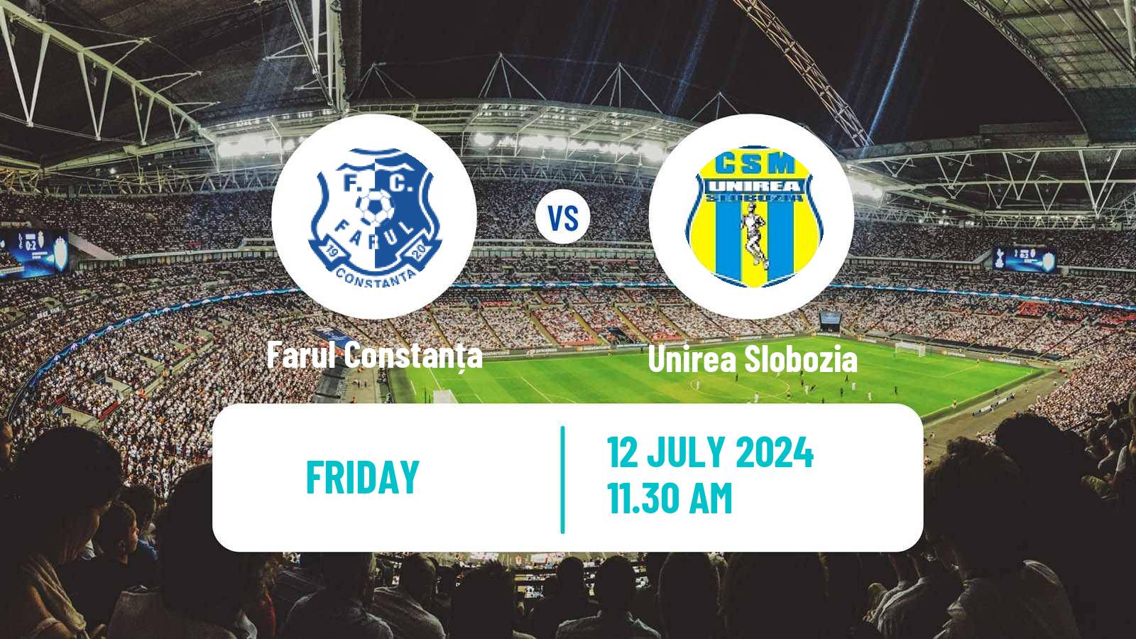 Soccer Romanian Liga 1 Farul Constanța - Unirea Slobozia