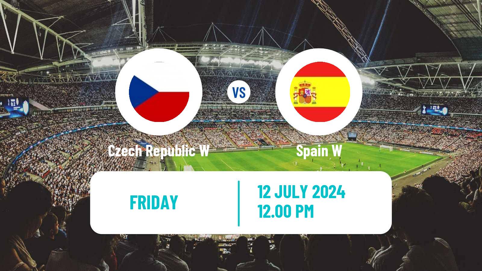 Soccer UEFA Euro Women Czech Republic W - Spain W