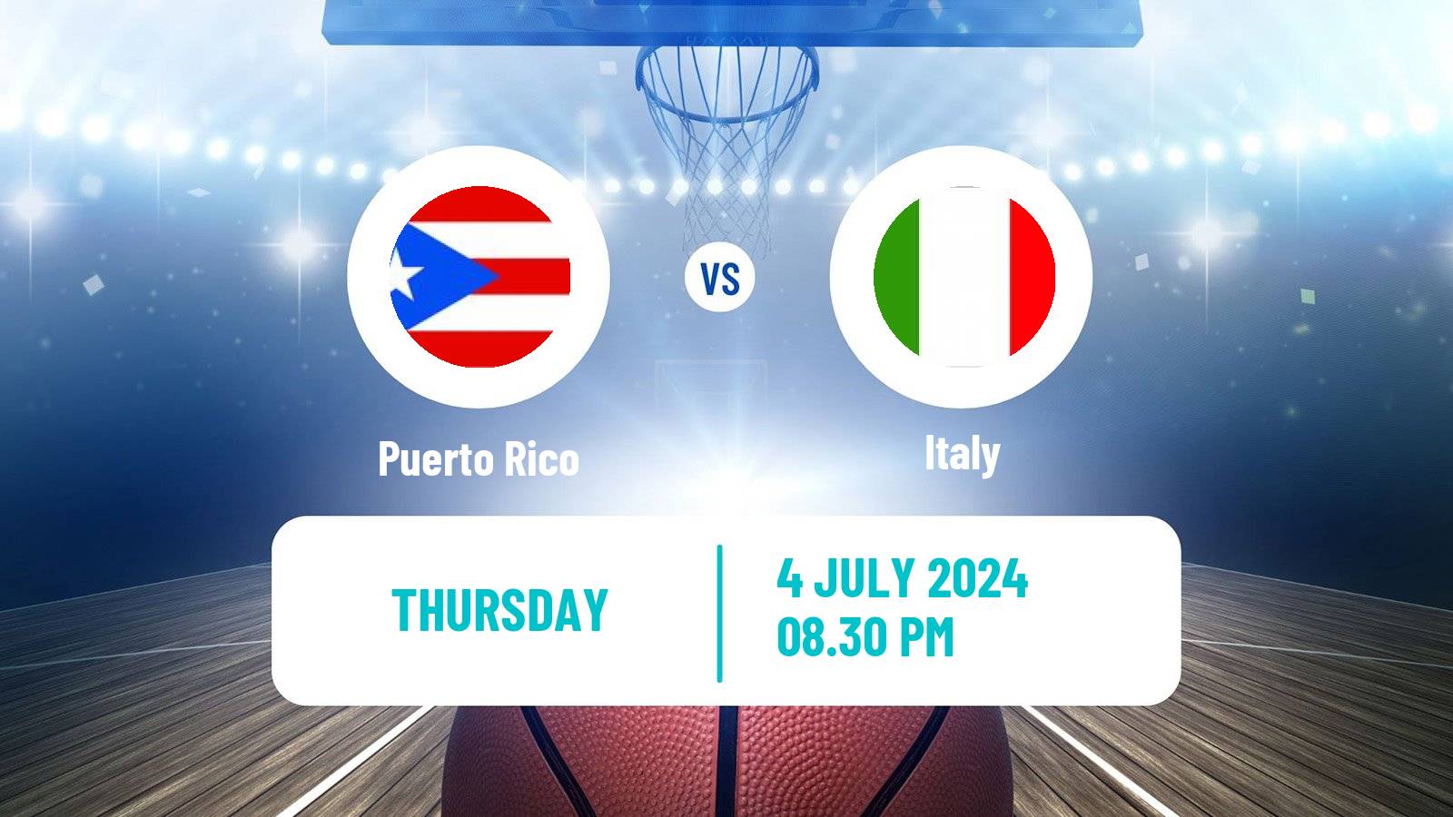 Basketball Olympic Games - Basketball Puerto Rico - Italy